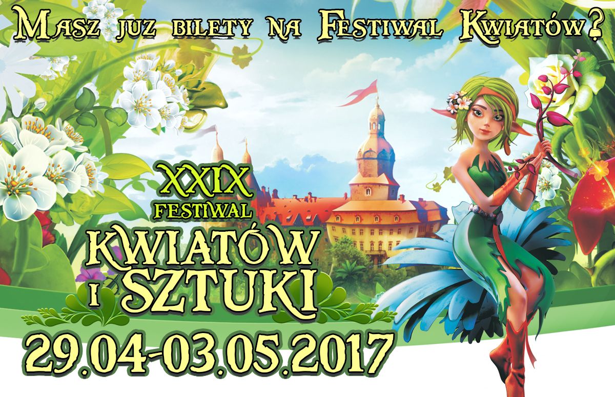 Bilety na Festiwal Kwiatów i Sztuki już w sprzedaży!