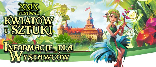 XXIX Festiwal Kwiatów - Informacje dla wystawców