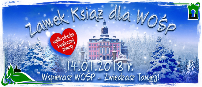 Zamek Książ dla WOŚP