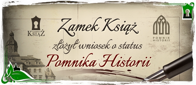 Zamek Książ stara się o status Pomnika Historii