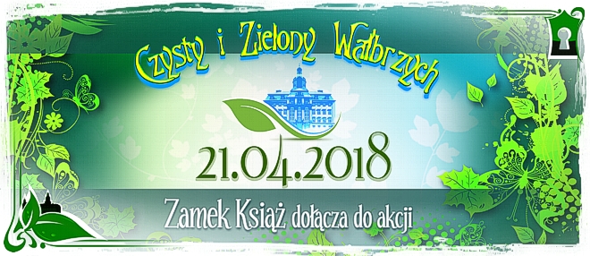 Zamek Książ dołącza do akcji Czysty Wałbrzych