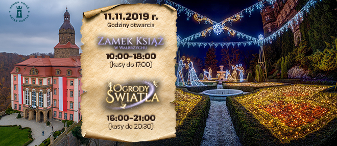 Godziny otwarcia 11.11