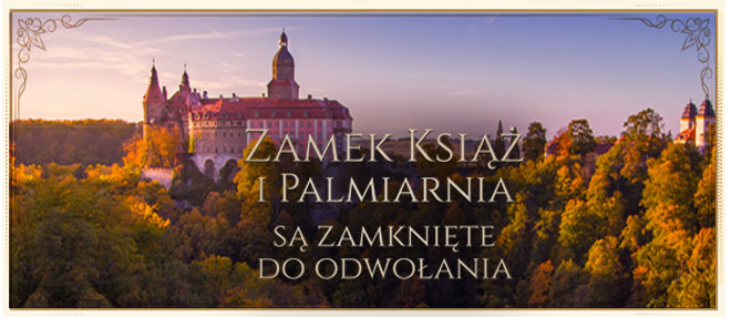 Zamek i palmiarnia są zamknięte do odwołania