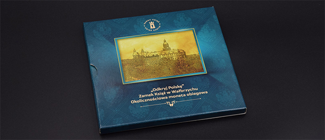 Prezentacja monety okolicznościowej z Zamkiem Książ