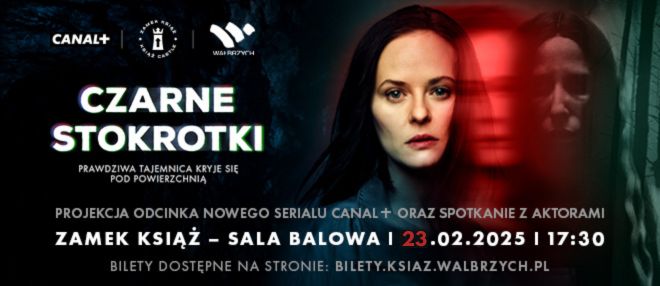 Projekcja serialu Czarne Stokrotki